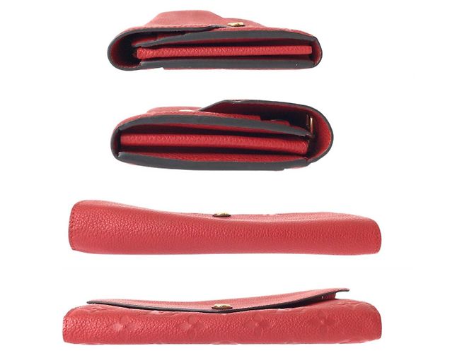 Cartera Sarah Monogram Empreinte Louis Vuitton Roja - vista 10