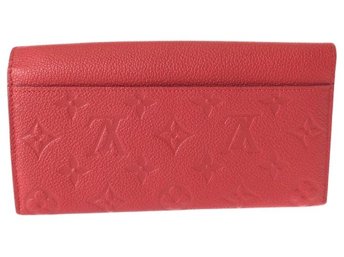 Cartera Sarah Monogram Empreinte Louis Vuitton Roja - vista 2