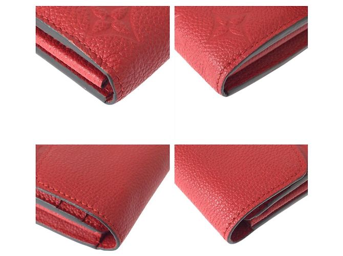 Cartera Sarah Monogram Empreinte Louis Vuitton Roja - vista 3
