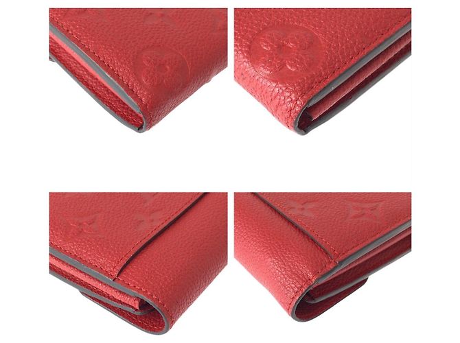 Cartera Sarah Monogram Empreinte Louis Vuitton Roja - vista 4