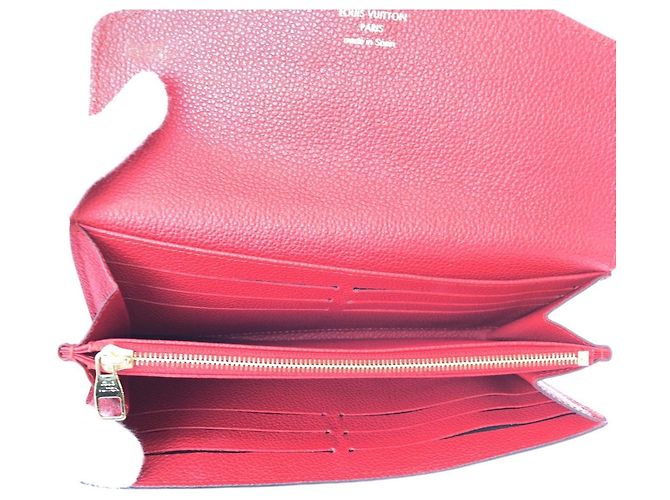 Cartera Sarah Monogram Empreinte Louis Vuitton Roja - vista 6
