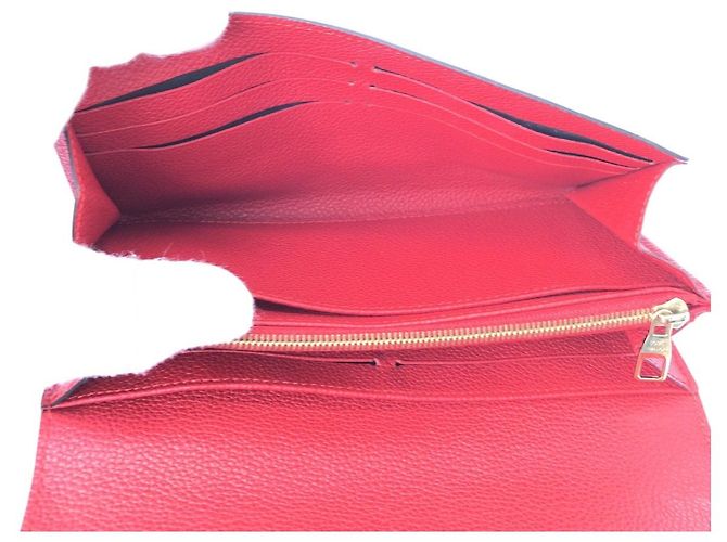 Cartera Sarah Monogram Empreinte Louis Vuitton Roja - vista 8