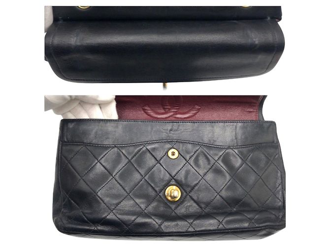 Chanel Matelasse 25 Leather Shoulder Bag Black - view 10