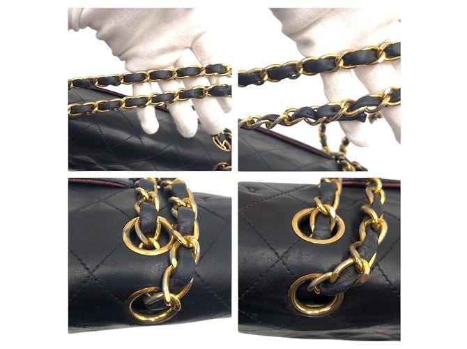 Chanel Matelasse 25 Leather Shoulder Bag Black - view 5