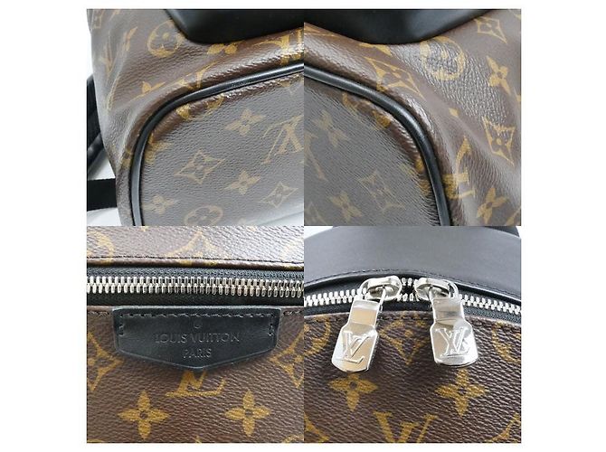 Zaino Monogram Macassar Josh di Louis Vuitton Marrone - vista 7