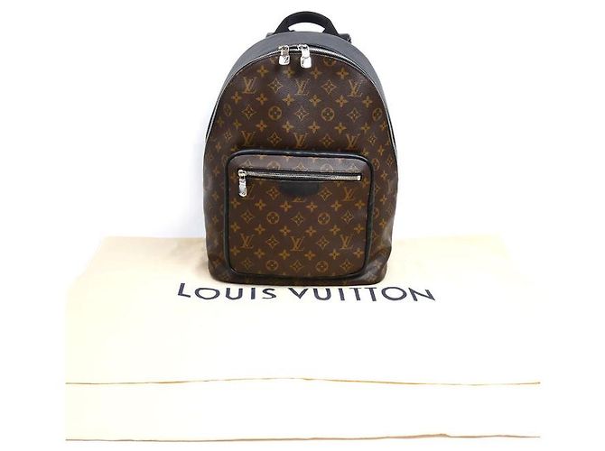 Zaino Monogram Macassar Josh di Louis Vuitton Marrone - vista 8