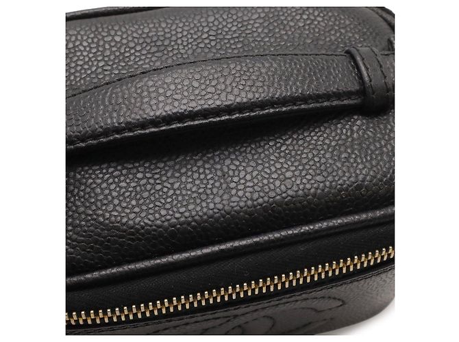 Pochette Cosmetica Vanity in Pelle Caviar Chanel Nero - vista 4