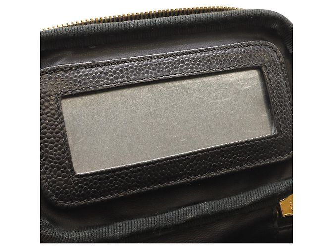 Pochette Cosmetica Vanity in Pelle Caviar Chanel Nero - vista 9