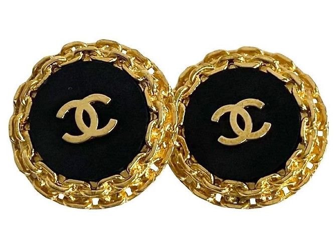 CHANEL Coco Mark Ohrringe Golden Metallisch - Ansicht 2