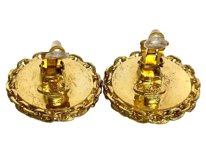 CHANEL Coco Mark Ohrringe Golden Metallisch - Ansicht 5