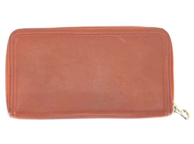 Chloé Chloe Lizzie Leder Langbörse Orange - Ansicht 2