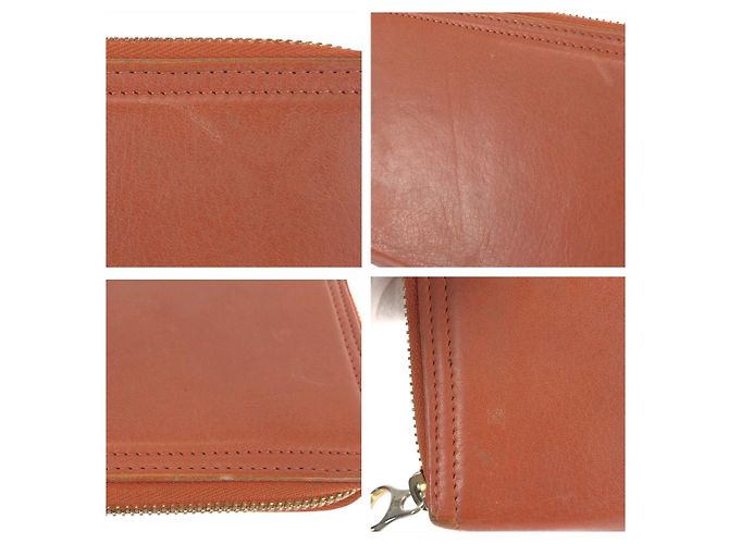 Chloé Chloe Lizzie Leder Langbörse Orange - Ansicht 6