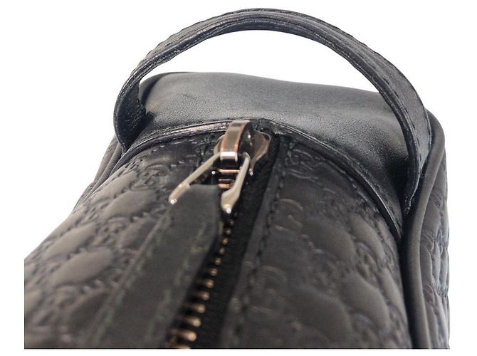 Clutch Microguccissima in pelle Gucci Nero - vista 6