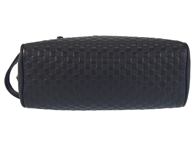 Clutch Microguccissima in pelle Gucci Nero - vista 9
