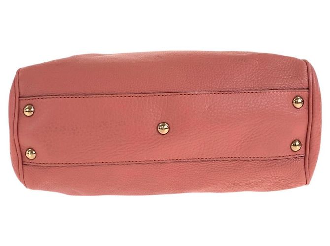 Gucci Bamboo Leder Tote Tasche Pink - Ansicht 10