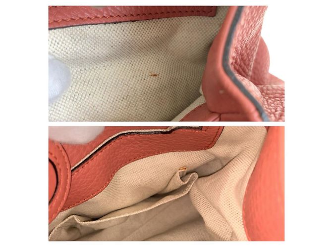 Gucci Bamboo Leder Tote Tasche Pink - Ansicht 5