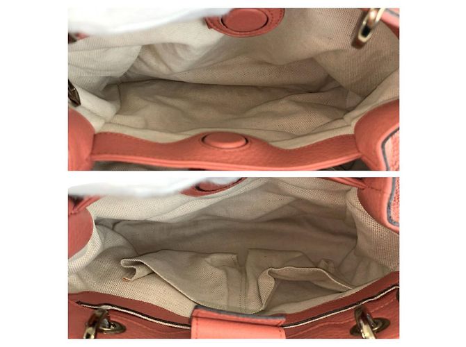 Gucci Bamboo Leder Tote Tasche Pink - Ansicht 9