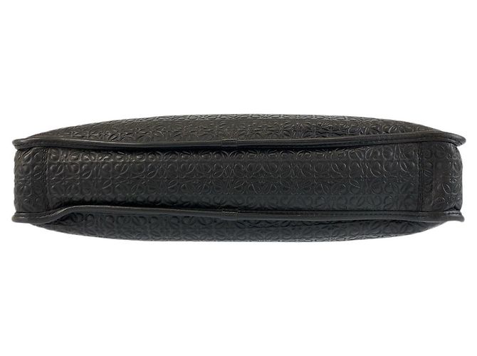 Borsa a tracolla in pelle Anagram Loewe Nero - vista 10