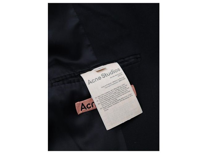 Acne Studios schwarzer Wollblazer - Ansicht 3