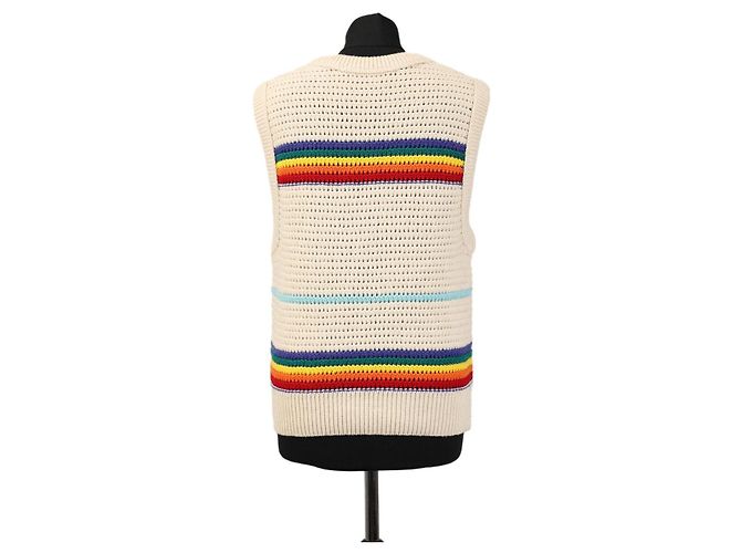 Acne Studios Kavram Wollweste mit Regenbogenstreifen Mehrfarben - Ansicht 2