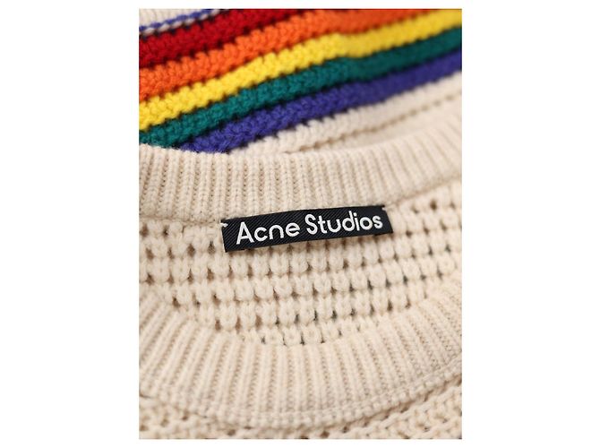 Acne Studios Kavram Wollweste mit Regenbogenstreifen Mehrfarben - Ansicht 3