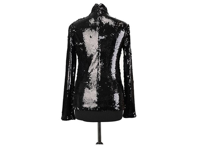 Top de algodón con lentejuelas Isabel Marant Milana negro - vista 2