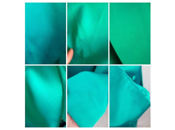 Yves Saint Laurent YSL tailleur verde da cerimonia con gilet 1988 - vista 16