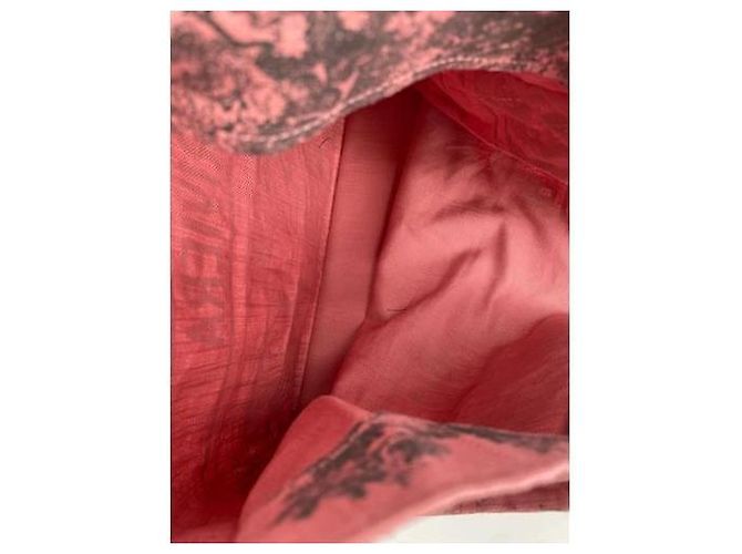 Christian Dior Dioriviera Tote Bag aus rosa Canvas Pink - Ansicht 5