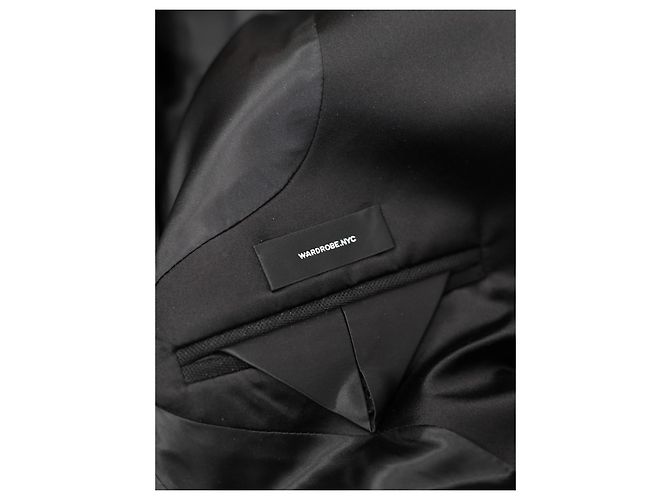 Autre Marque Abito blazer scolpito WARDROBE.NYC nero in lana - vista 3