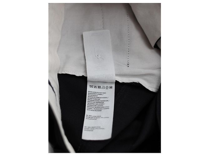 Jacquemus schwarze Wollhose mit weitem Bein - Ansicht 4