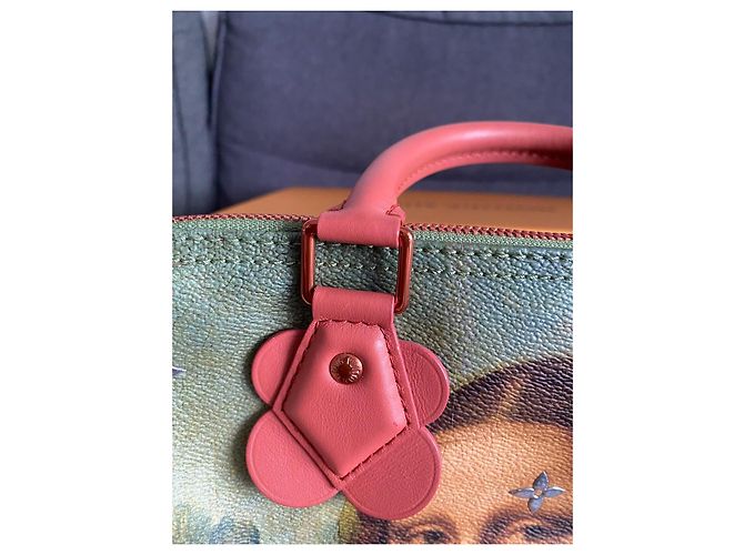 Borsa Louis Vuitton Jeff Koons Speedy 30, edizione limitata Rosa - vista 11