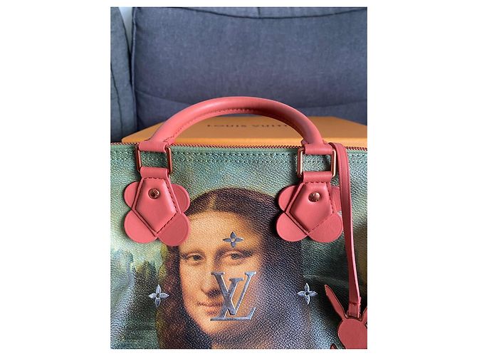 Borsa Louis Vuitton Jeff Koons Speedy 30, edizione limitata Rosa - vista 2
