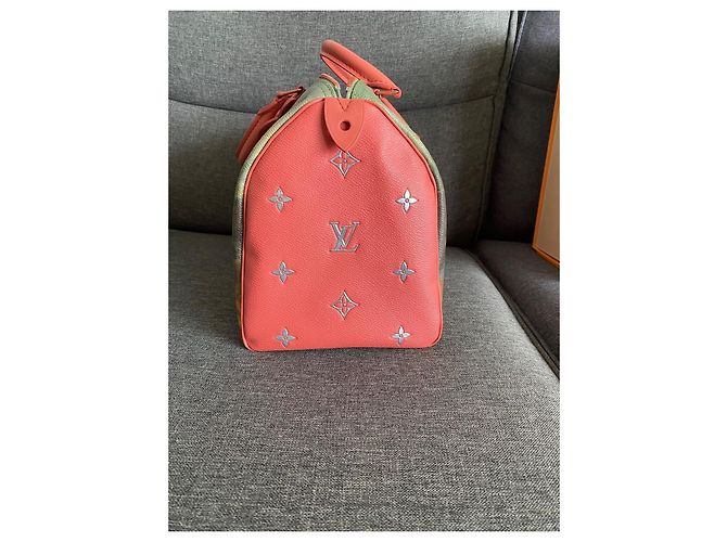 Borsa Louis Vuitton Jeff Koons Speedy 30, edizione limitata Rosa - vista 6