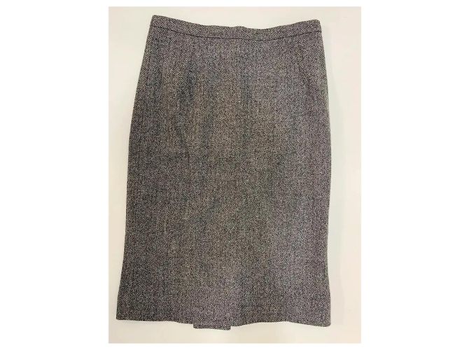 Conjunto de blazer e saia Dolce & Gabbana cinza cashmere e lã Cinza antracite - vista 7