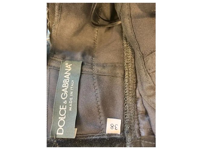 Dolce & Gabbana Mini Kleid Schwarze Wolle Korsett Bustier - Ansicht 7