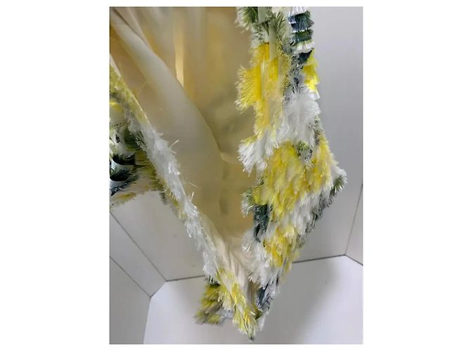 Vestido midi Dolce & Gabbana estampado de limón blanco y amarillo Multicolor - vista 4