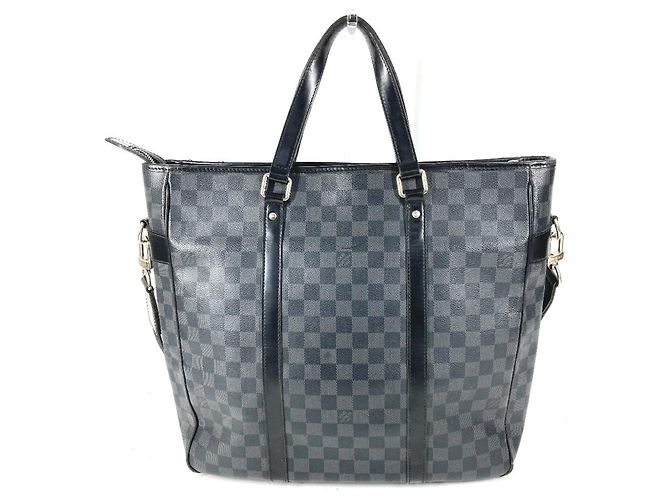 Bolso Tote Tadao Damier Graphite Louis Vuitton Negro - vista 2