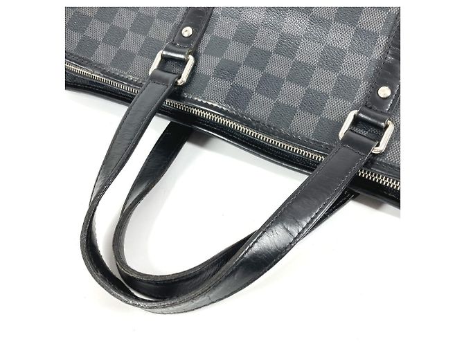 Bolso Tote Tadao Damier Graphite Louis Vuitton Negro - vista 9