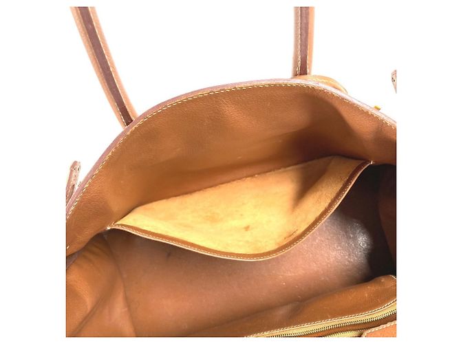 Borsa Tote Hermès Birkin 35 in pelle Courchevel oro D'oro - vista 15