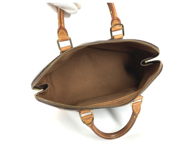 Louis Vuitton Monogram Alma Tote Handtasche Braun - Ansicht 11