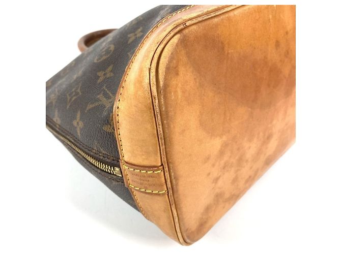 Louis Vuitton Monogram Alma Tote Handtasche Braun - Ansicht 7