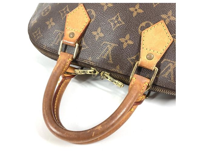 Louis Vuitton Monogram Alma Tote Handtasche Braun - Ansicht 8