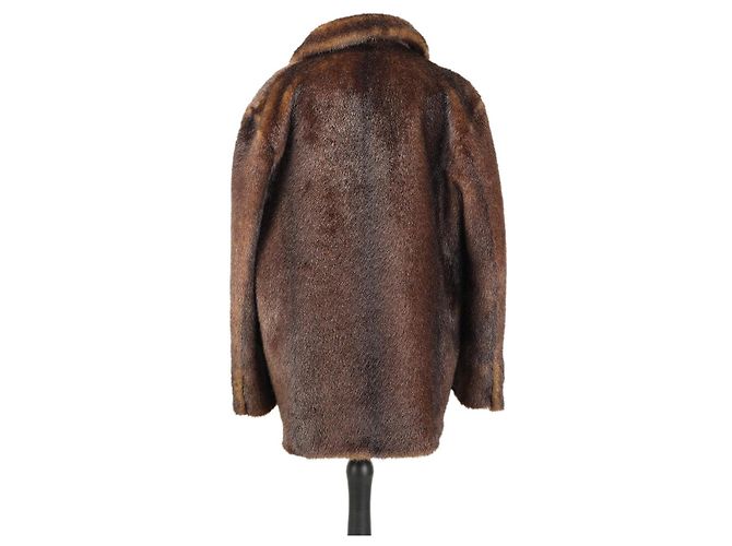 Autre Marque STAND STUDIO Chaqueta Belinda de piel sintética marrón Castaño - vista 2
