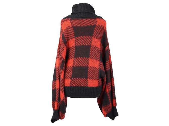 Emporio Armani Rollkragenpullover aus Wolle in Rot - Ansicht 2