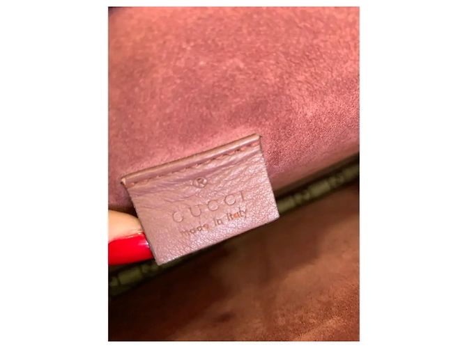 Borsa Gucci Bloom Dionysus Supreme Tela GG Supreme Beige - vista 8