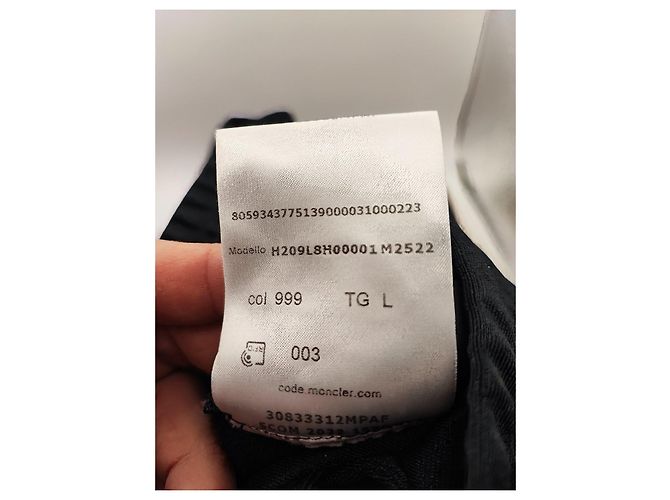 Tuta Moncler x Palm Angels Nero - vista 6