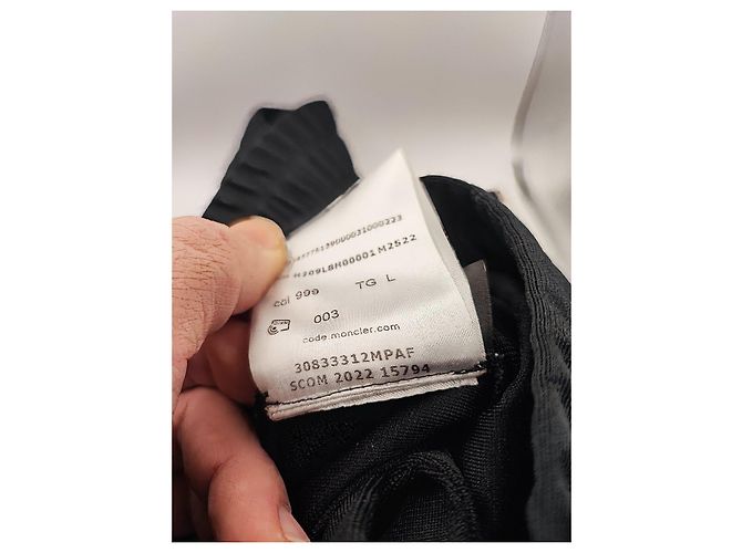 Tuta Moncler x Palm Angels Nero - vista 7