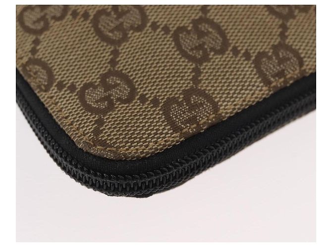 Borsa a Spalla GG Canvas Gucci Beige Argento 019 0349 Auth BSZ031A - vista 10