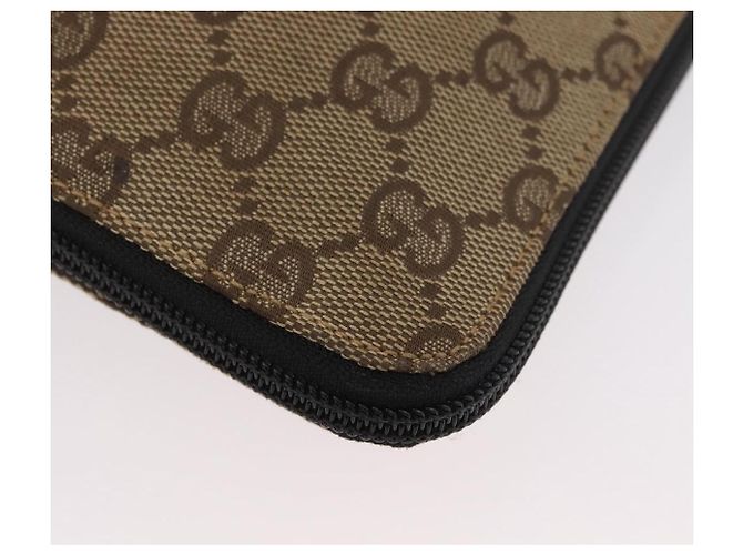 Borsa a Spalla GG Canvas Gucci Beige Argento 019 0349 Auth BSZ031A - vista 11