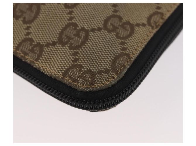 Borsa a Spalla GG Canvas Gucci Beige Argento 019 0349 Auth BSZ031A - vista 13